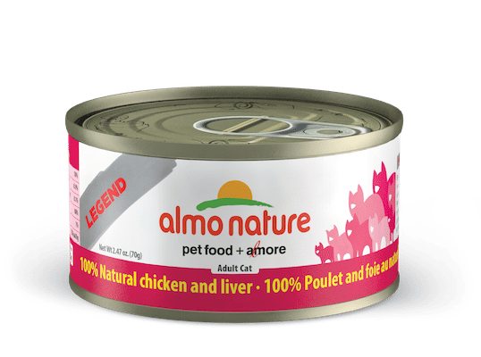 Almo Nature Hqs Natural Nourriture En Conserve Pour Chat Poulet Et Foie