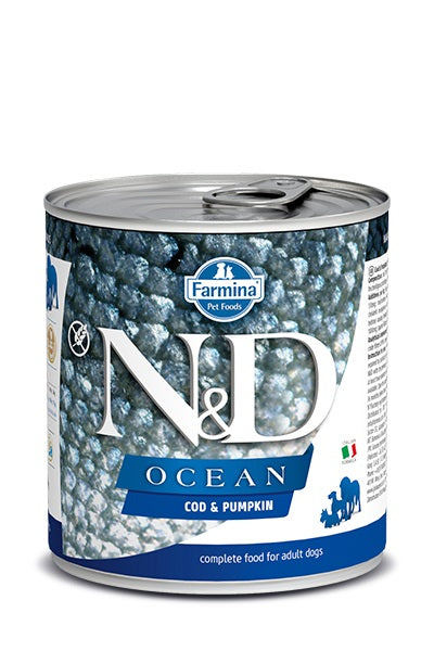 Farmina N&D Ocean Dog Food Canned Codfish Pumpkin