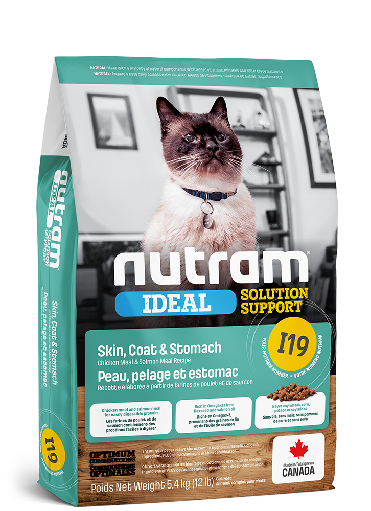 Nutram Ideal (I17) Indoor Cat Chicken Whole Eggs