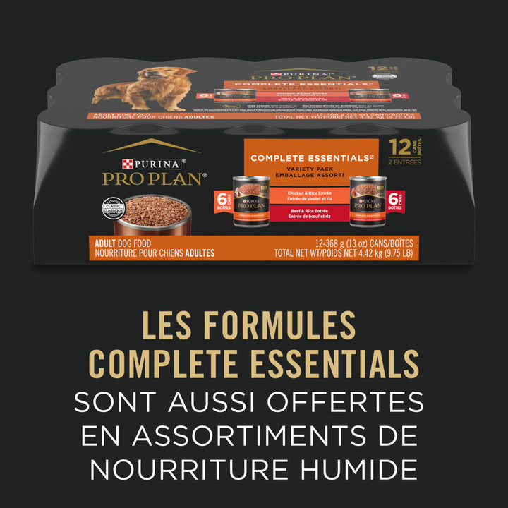 Purina ProPlan Adulte Complete Essentials Entrée de Dinde et de Légumes Tranches en Sauce Nourriture Humide pour Chiens