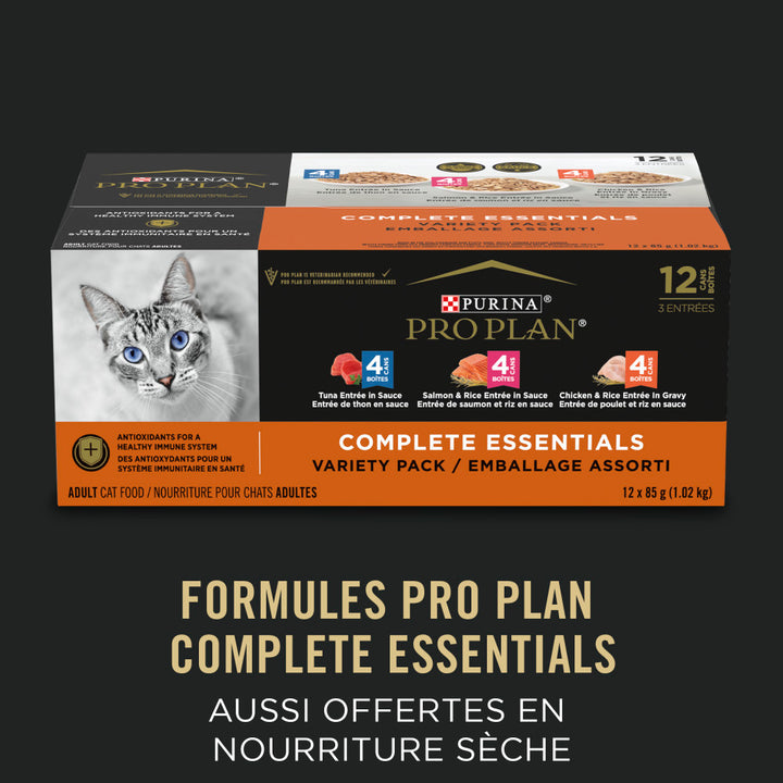 Purina Proplan Complete Essentials Entrée de Thon en Sauce pour Chat .