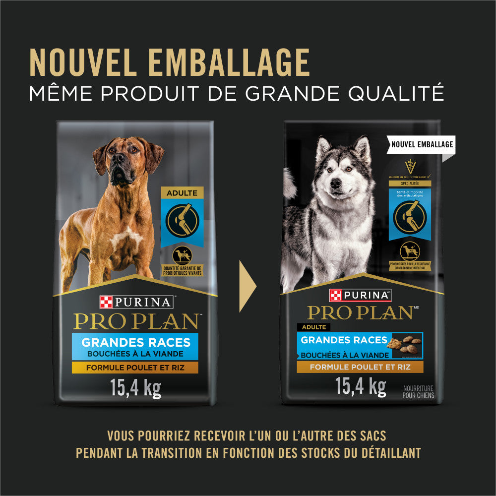 Proplan Chien Bouchees Grandes Race Poulet