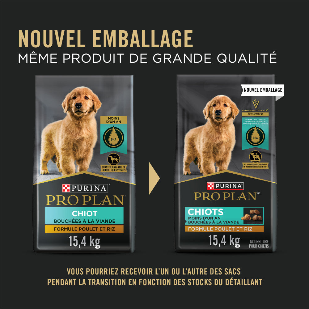 Proplan Chiot Bouchées Poulet Toutes Races