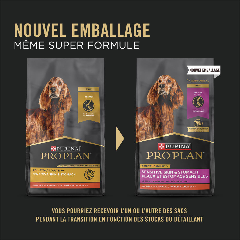 Proplan Chien Peau&Estomac Saumon +7Ans