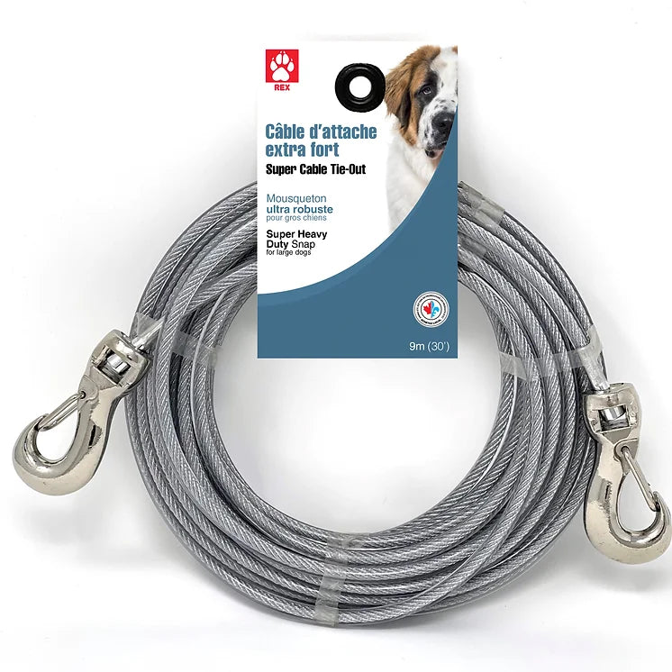 REX Câble D'attache Extra Fort Pour Gros Chien