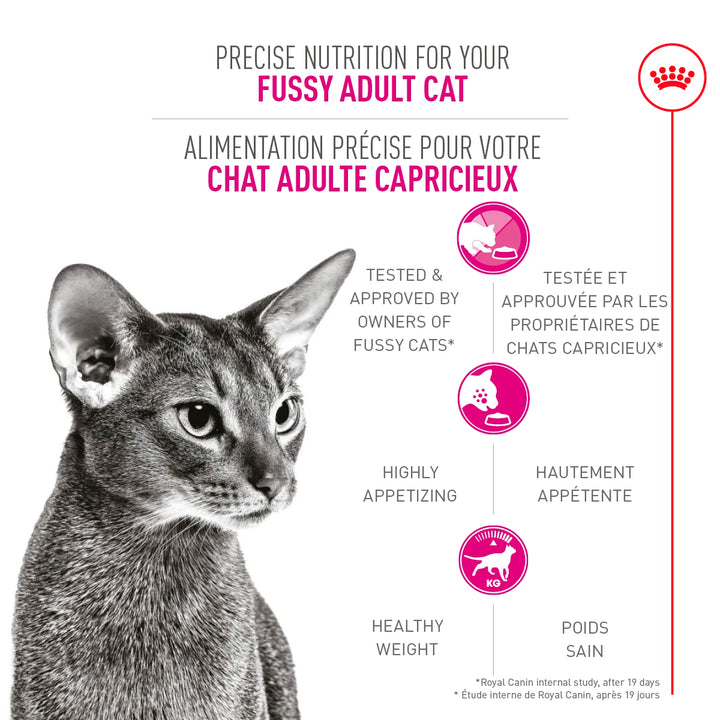 Nourriture sèche pour chats adultes capricieux
