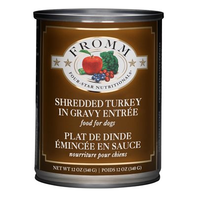 Fromm Four Star Chien Plat Dinde En Sauce