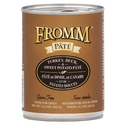 Fromm Chien Pâté Sans Grain Boeuf et Patates Douces