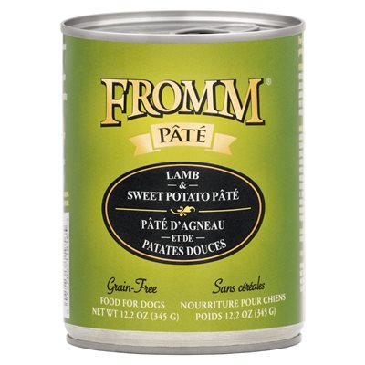 Fromm Chien Pâté Sans Grain Agneau et Patate Douces