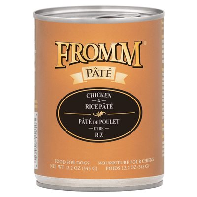 Fromm Chien Pâté Sans Grain Poulet et Riz