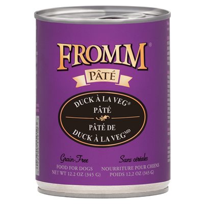 Fromm Chien Pâté Sans Grain Canard à la Végé