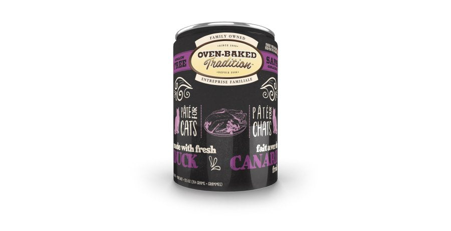 Oven-Baked Tradition Canned Cat Food Duck Pate