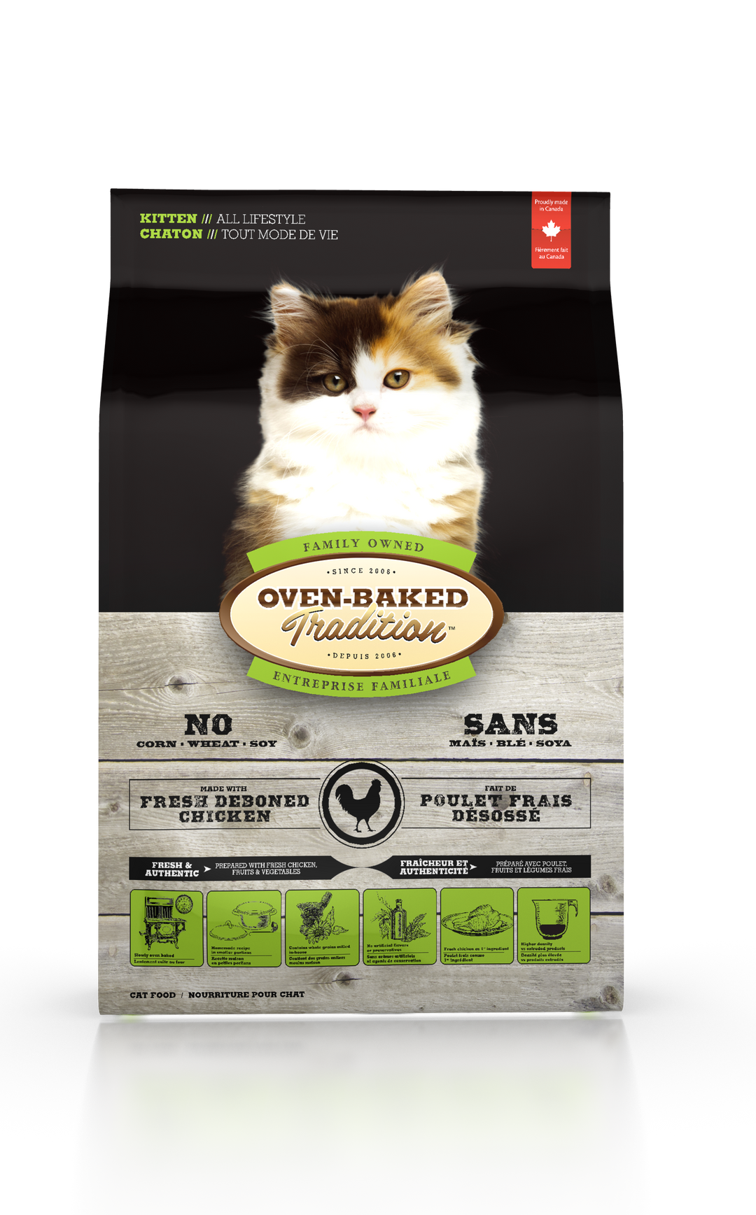 Oven-Baked Tradition Dry Kitten Food with Chicken