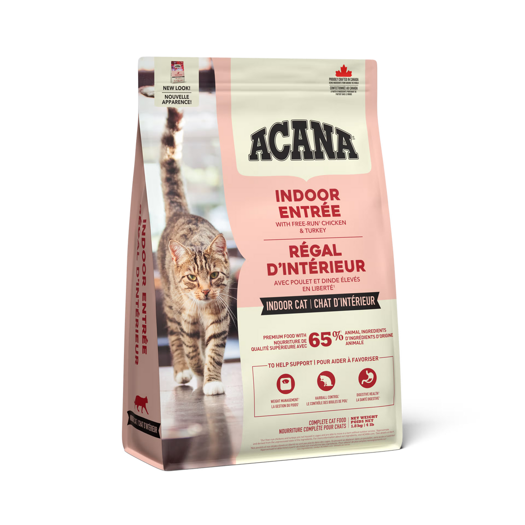 Indoor Entrée Dry Food with Chicken for Indoor Cats