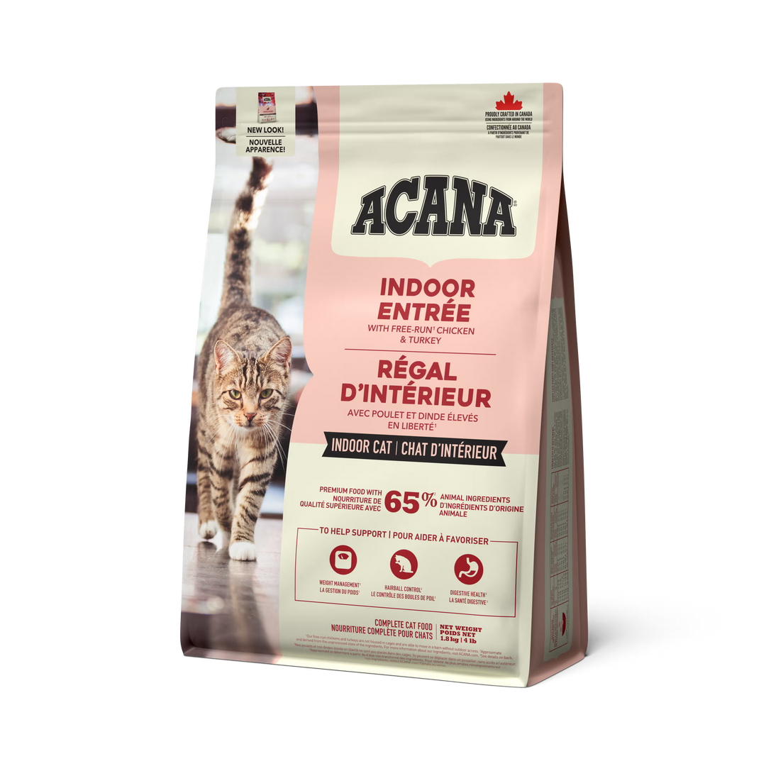 Indoor Entrée Dry Food with Chicken for Indoor Cats