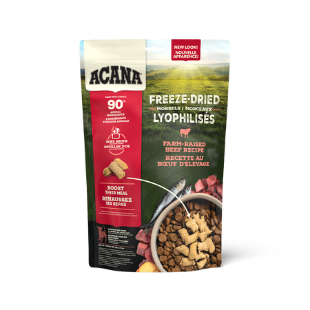 Acana  Dog  Dry Food  Freeze-Dried Morsels Recette Beef Recipe