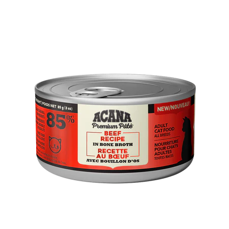 Acana  Cat  Wet Food In Bone Broth Recette Beef