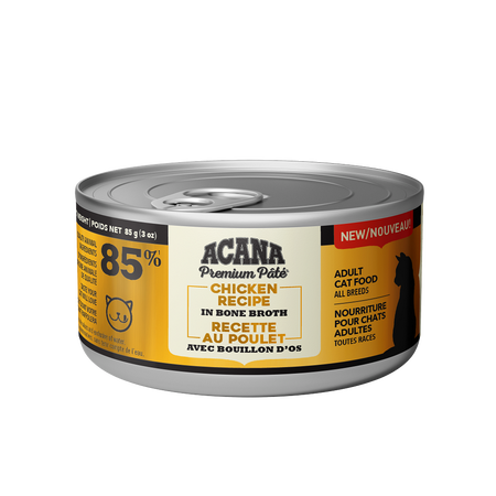 Acana  Cat  Wet Food In Bone Broth Recette Chicken