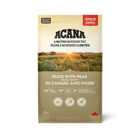 Acana  Chien  Nourriture Sèche   Recette Canard Et Poire