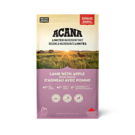 Acana  Chien  Nourriture Sèche   Recette Agneau Et Pomme