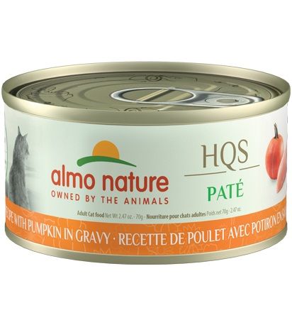 HQS Natural Chat Pâté Au Poulet Avec Potiron En Sauce