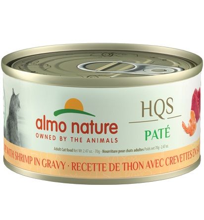 HQS Natural Chat Pâté Au Thon Avec Crevette En Sauce