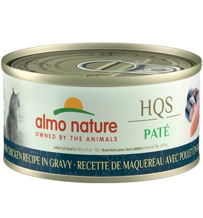 HQS Natural Chat Paté Au Maquereau Avec Poulet En Sauce