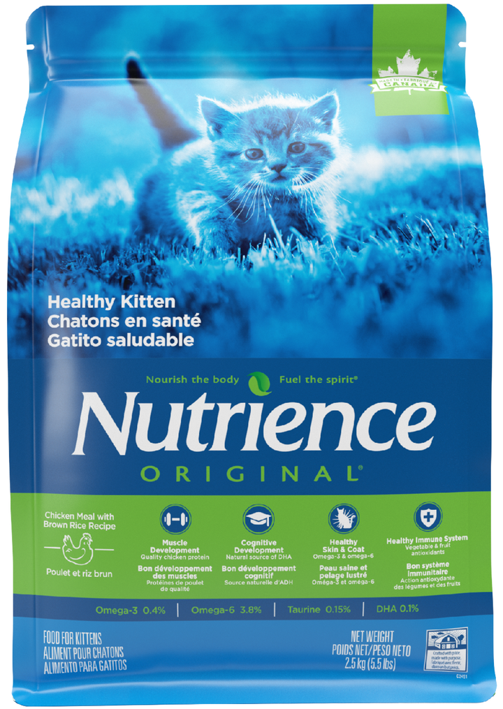 Nutrience Original Chaton en Santé Poulet Et Riz Brun