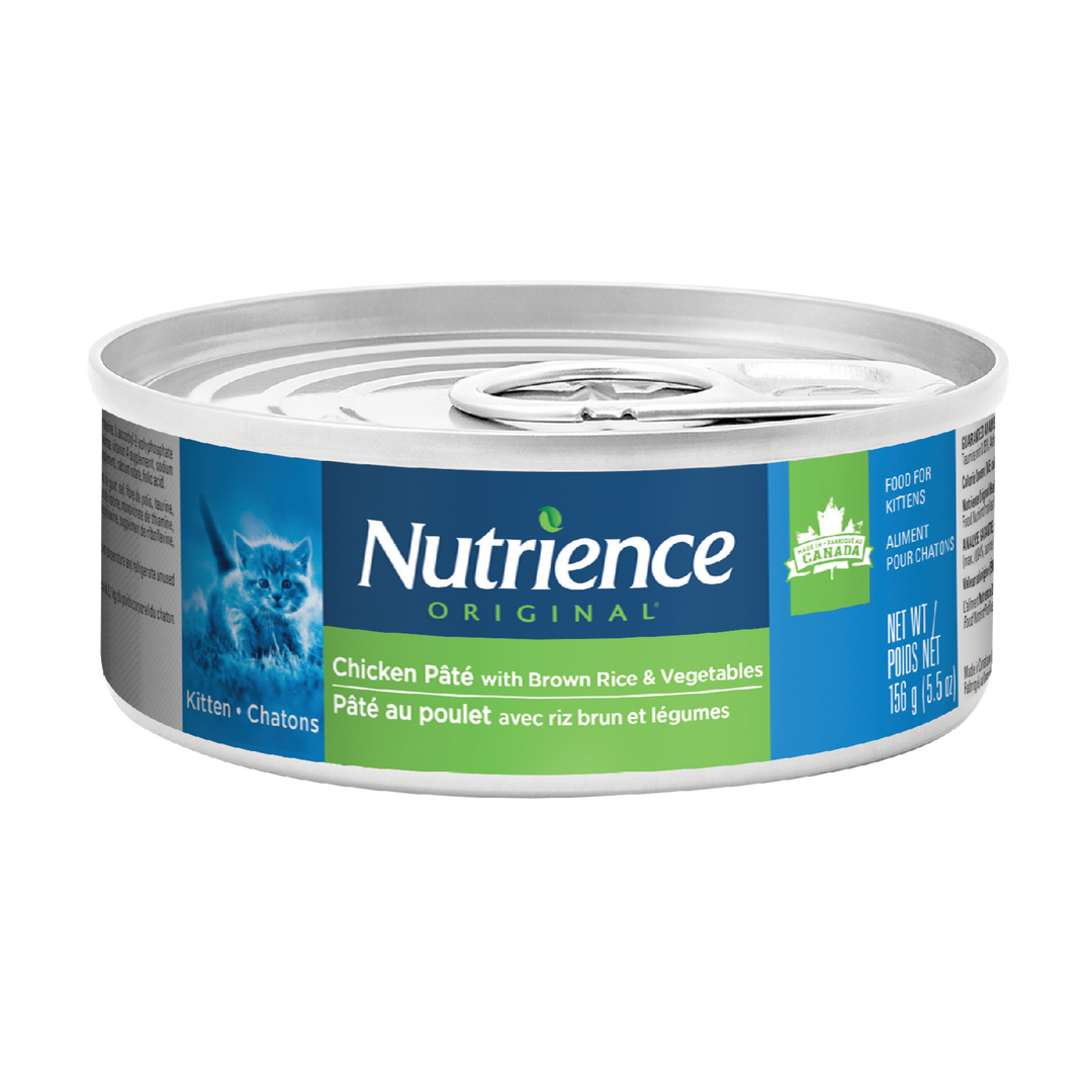 Nutrience Original Pâté Chaton Poulet Riz Brun Et Légumes