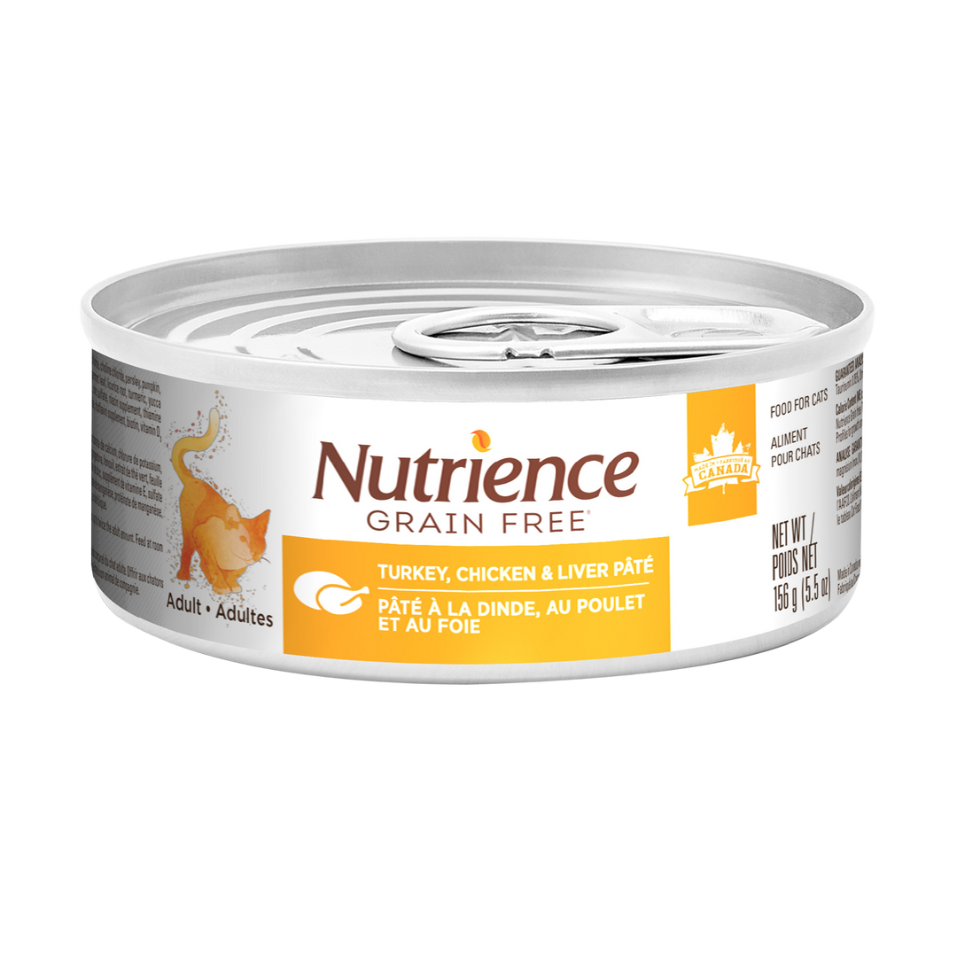 Nutrience Pâté Sans grain Chat Dinde, Poulet Et Foie