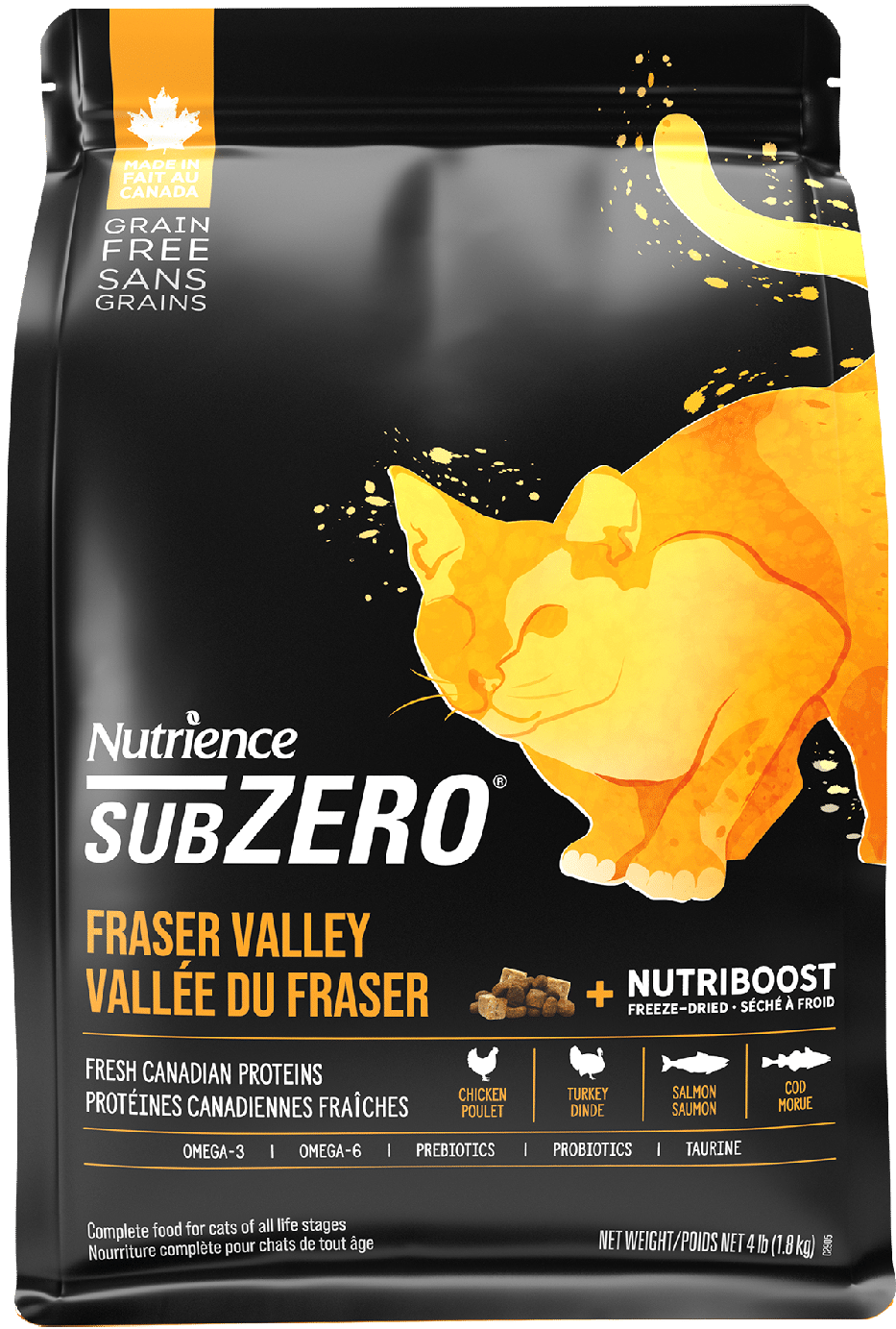 Nutrience SubZero Vallée du Fraser pour Chat