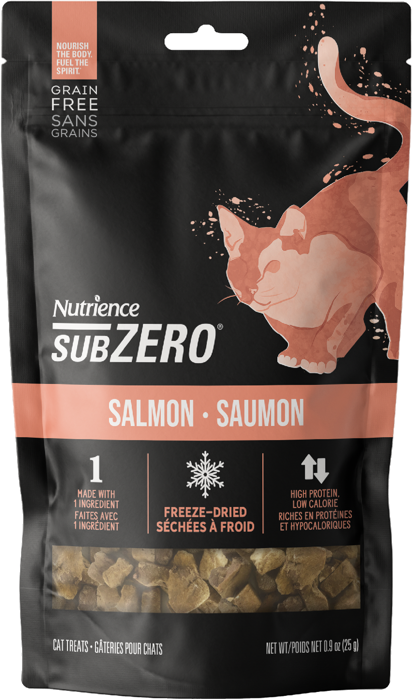 Nutrience SubZero gâteries Chat Séchées à Froid Saumon