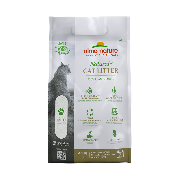 Plant Fiber Clumping Litter Odor Control