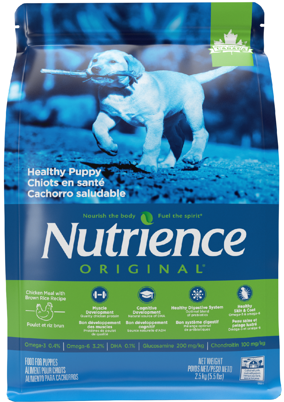 Nutrience Original Chiot en Santé Poulet Riz Brun