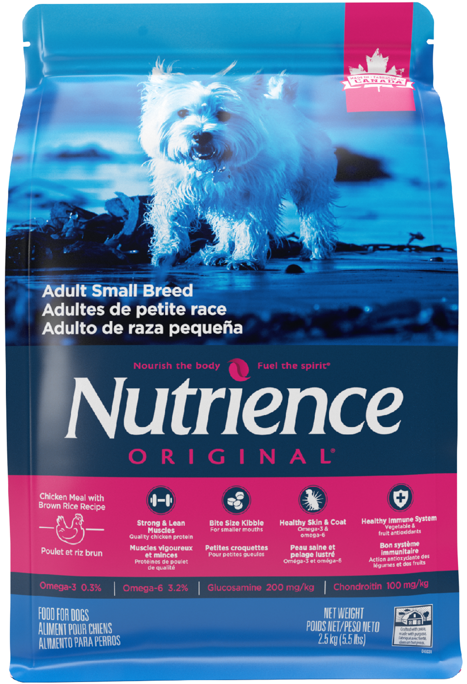 Nutrience Original Adulte Petite Race Poulet Riz Brun