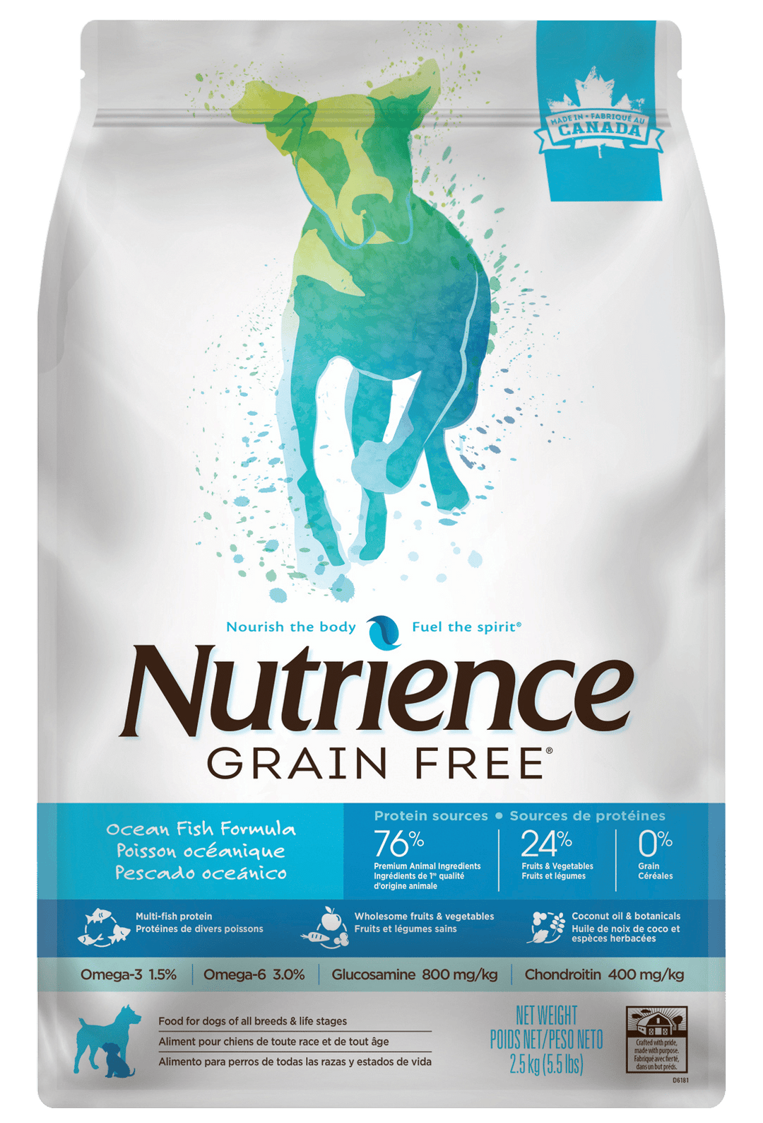 Nutrience Sans grain Chien Poisson Océanique