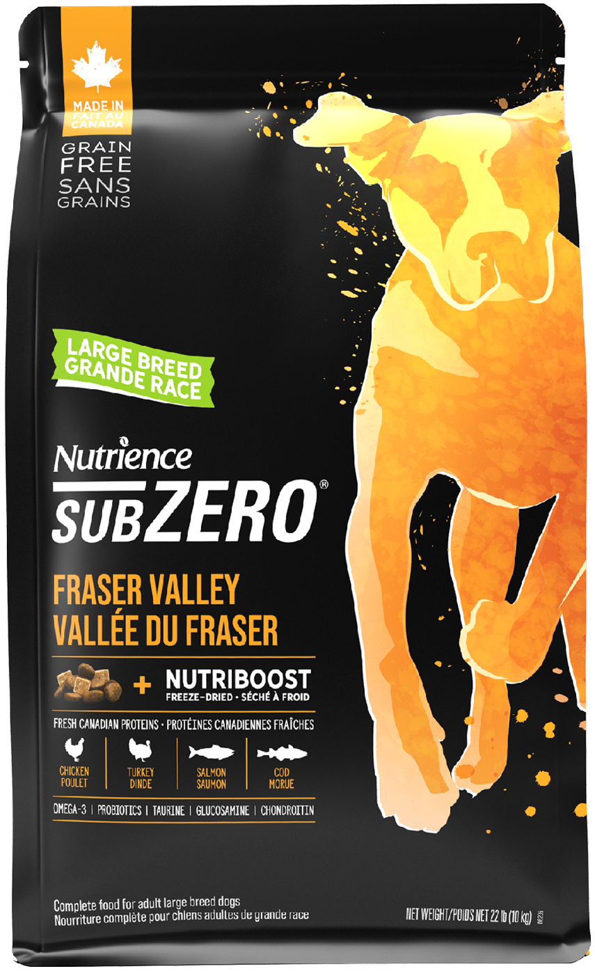 Nutrience SubZero Sans grains Chien grande Race Vallée du Fraser