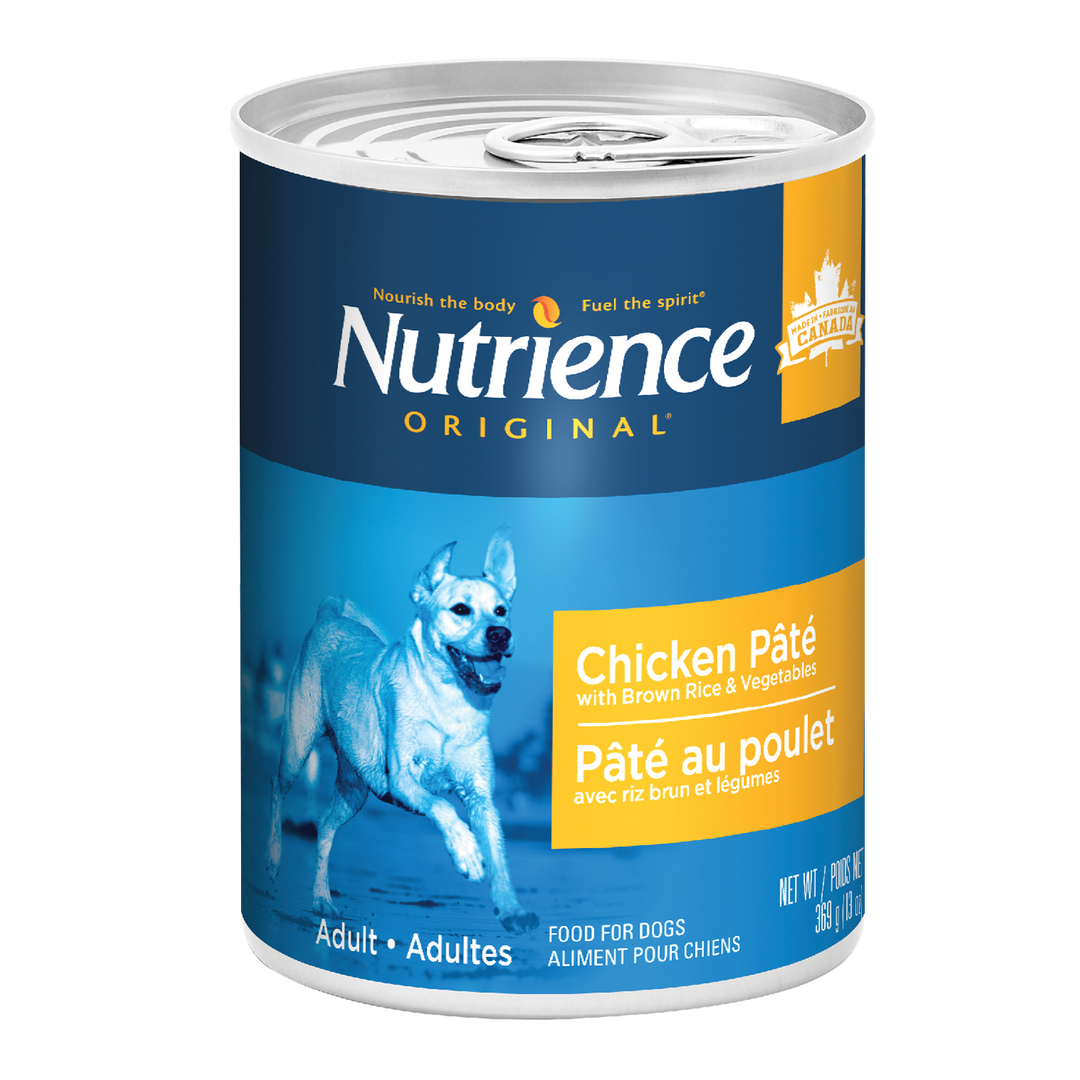 Nutrience Original Pâté Chien Adultes Poulet Riz Brun Et Légumes