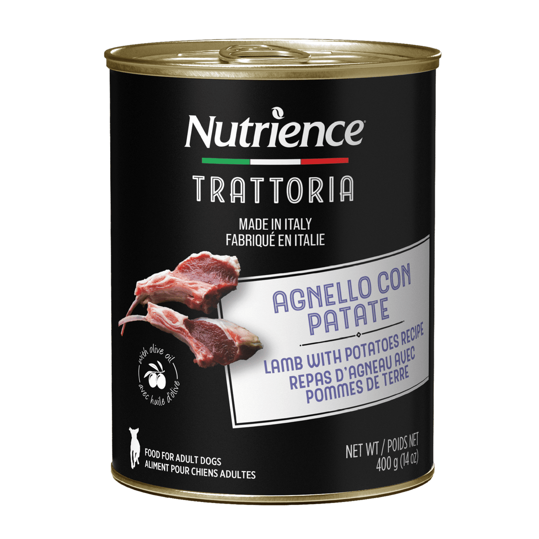 Nutrience Trattoria Conserve Chien Agneau avec Patates