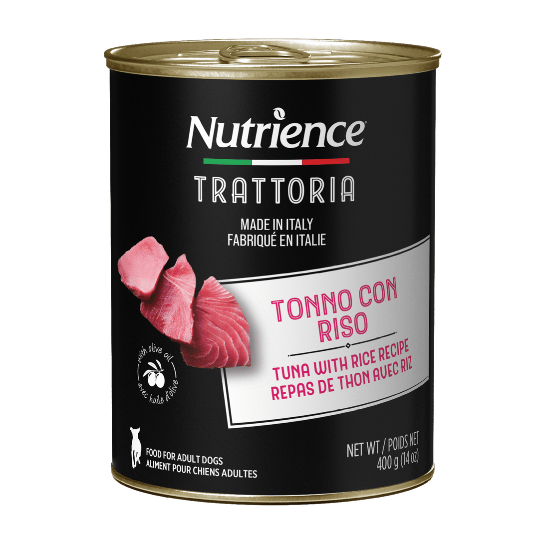 Nutrience Trattoria Conserve Chien Thon avec Riz