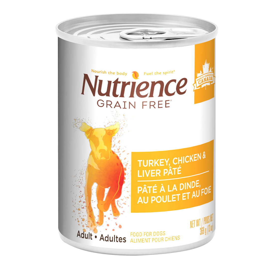 Nutrience Grain Free Dog Pâté Turkey Chicken and Liver 