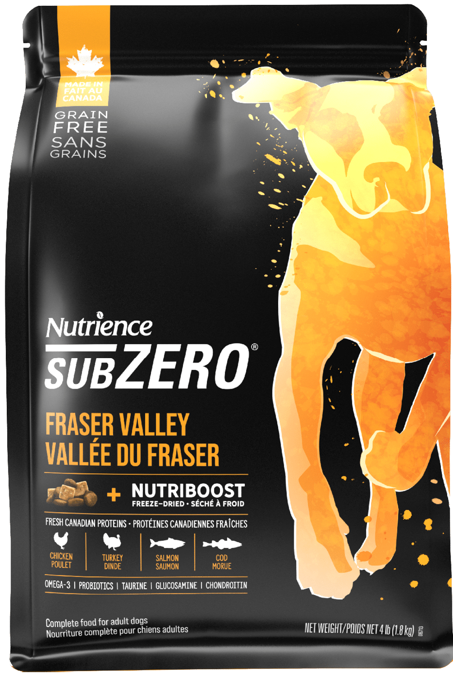 Nutrience SubZero Vallée du Fraser pour Chien