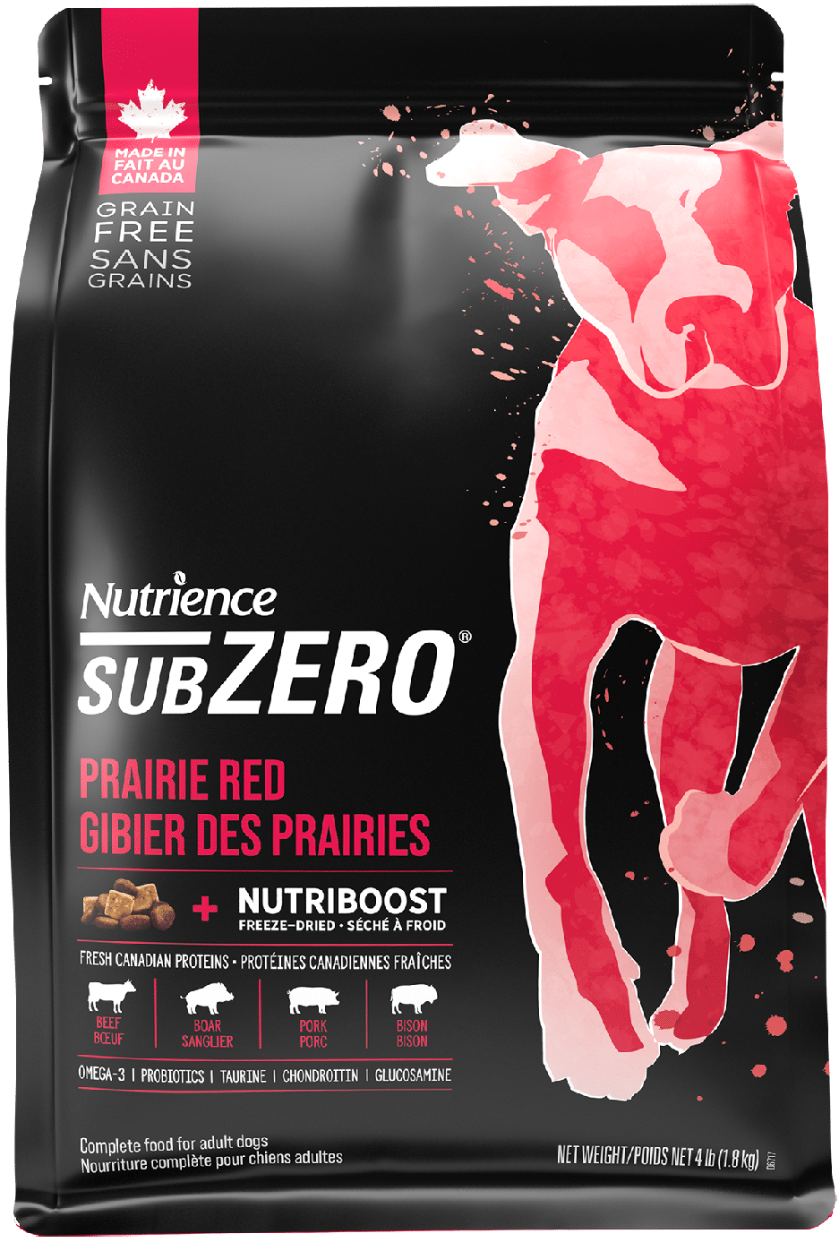 Nutrience SubZero gibier des Prairies pour Chien