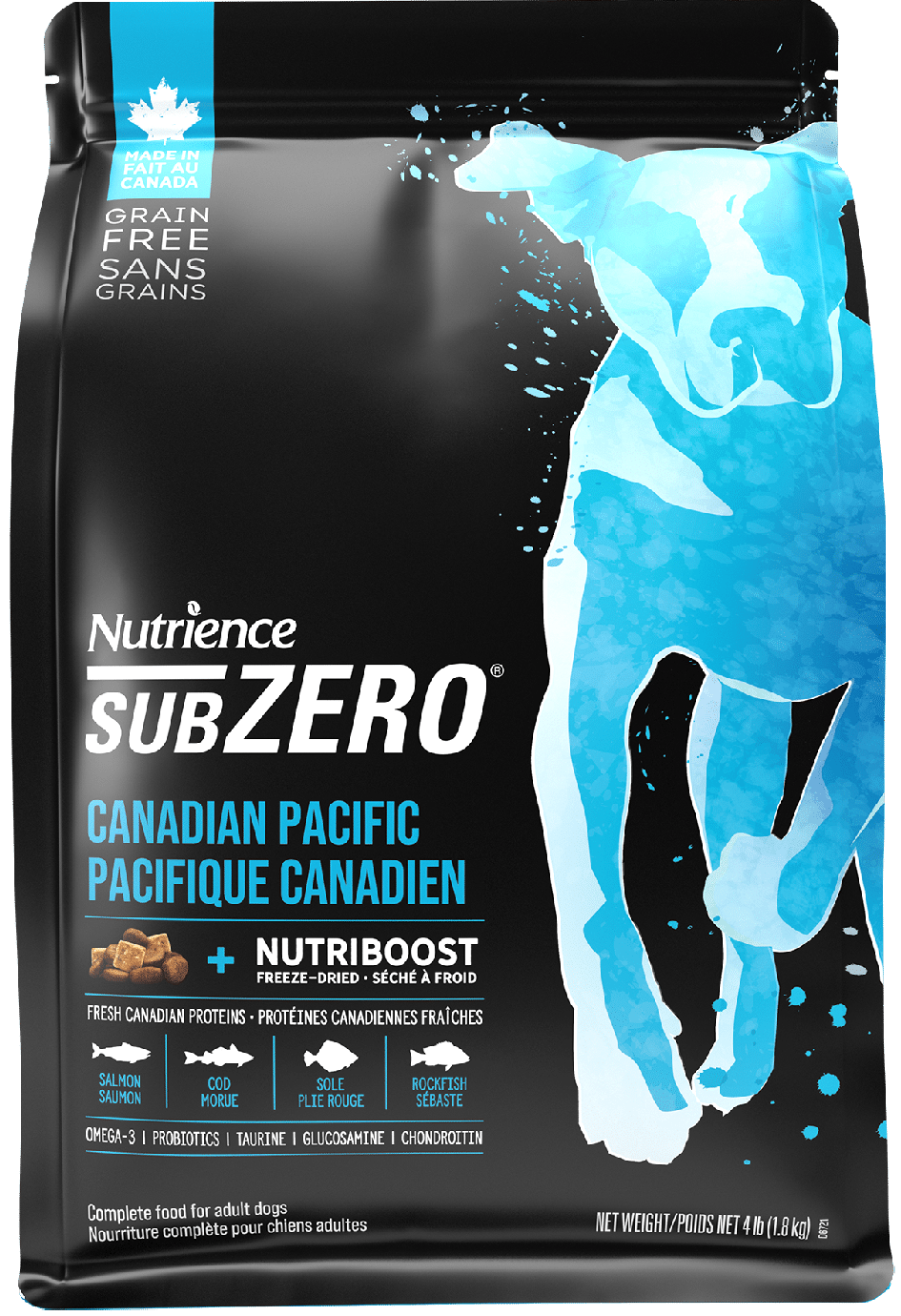 Nutrience SubZero Pacifique canadien pour Chien