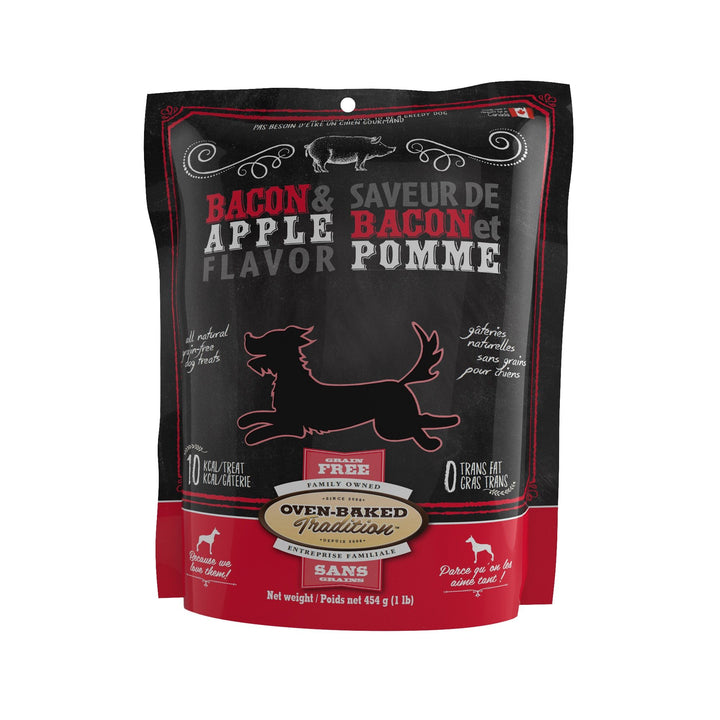 Oven Baked Tradition Dog Treats with Bacon and Apples