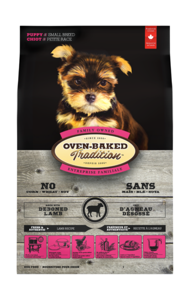 Oven-Baked Tradition Nourriture Sèche pour Chiot Petite Race à l'Agneau