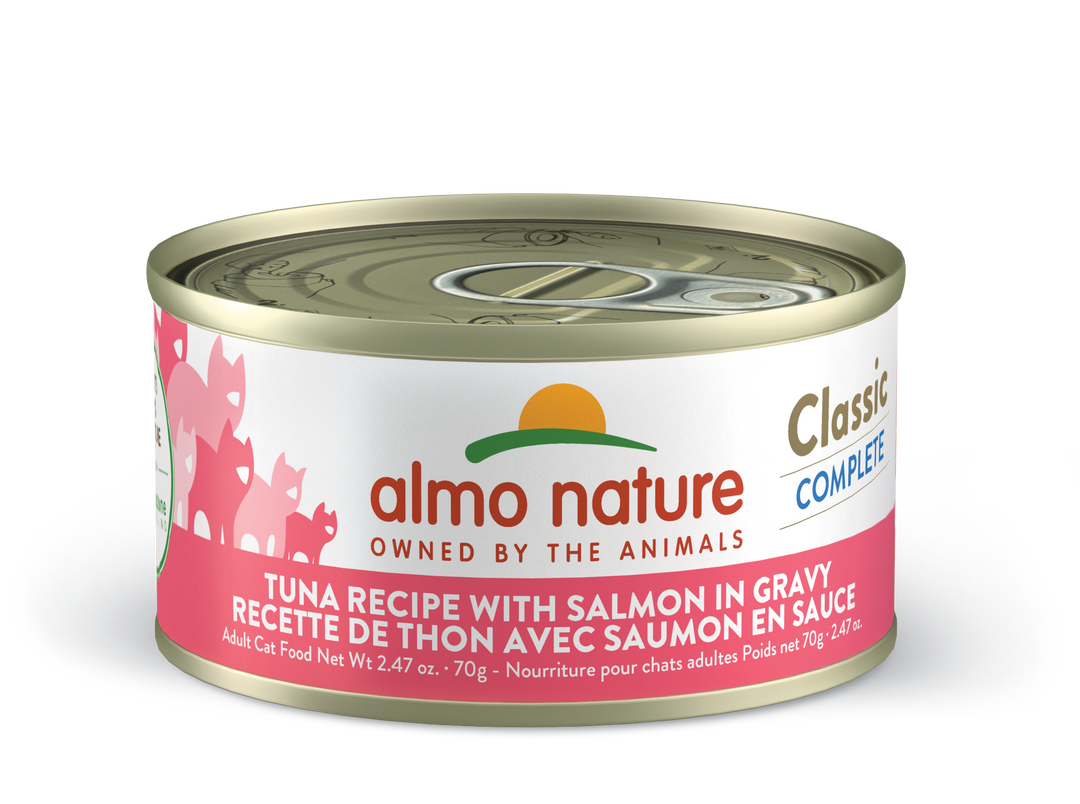 Classic Complete Conserve pour Chat Thon & Saumon En Sauce