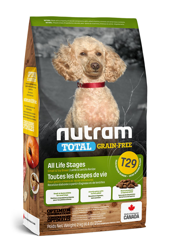 Nutram Total (T29) Chien Petite Race Sans Grains Agneau Et Lentilles 4.4Lbs