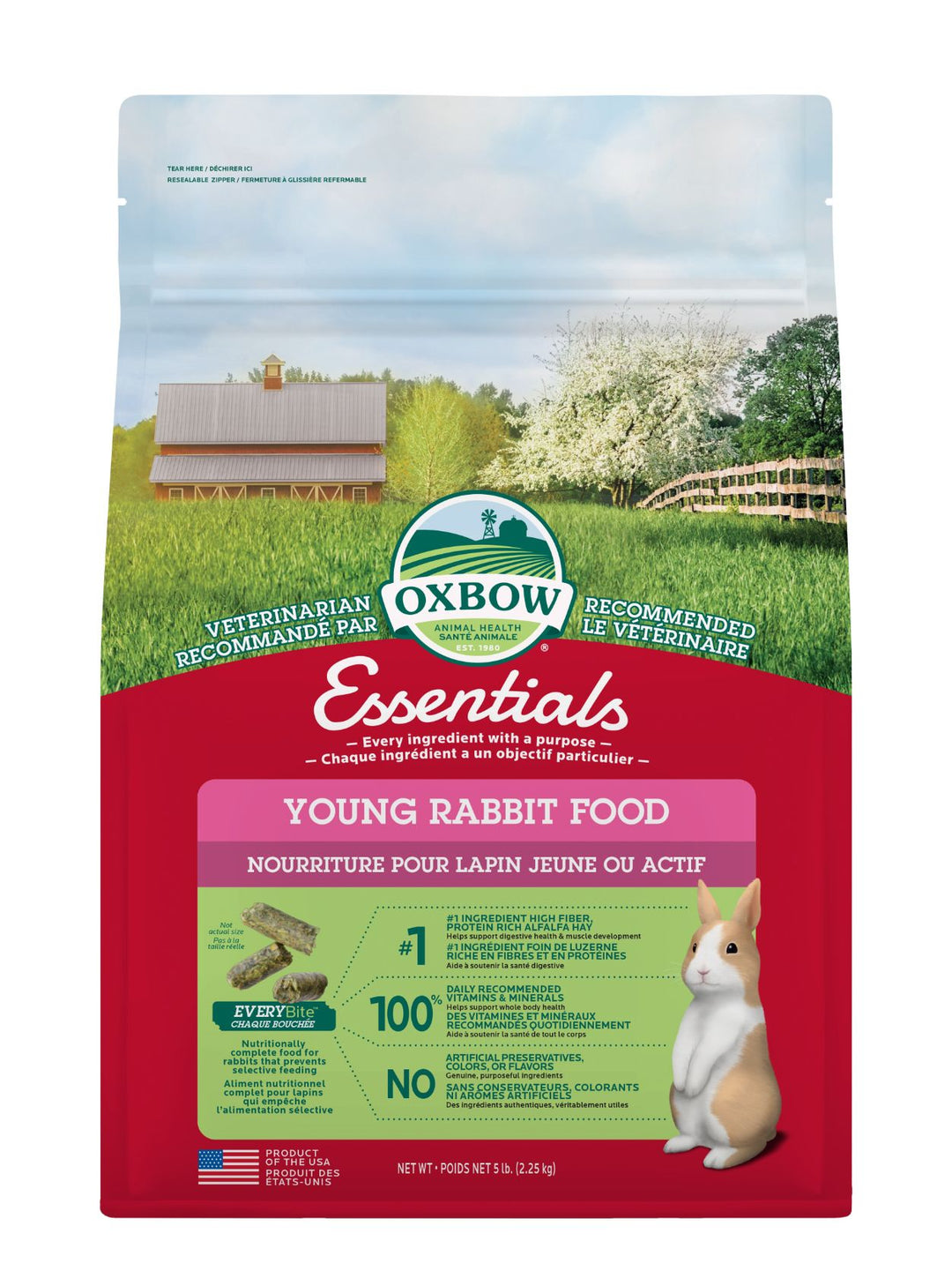 Oxbow Essentials Nourriture Pour Jeune Lapin