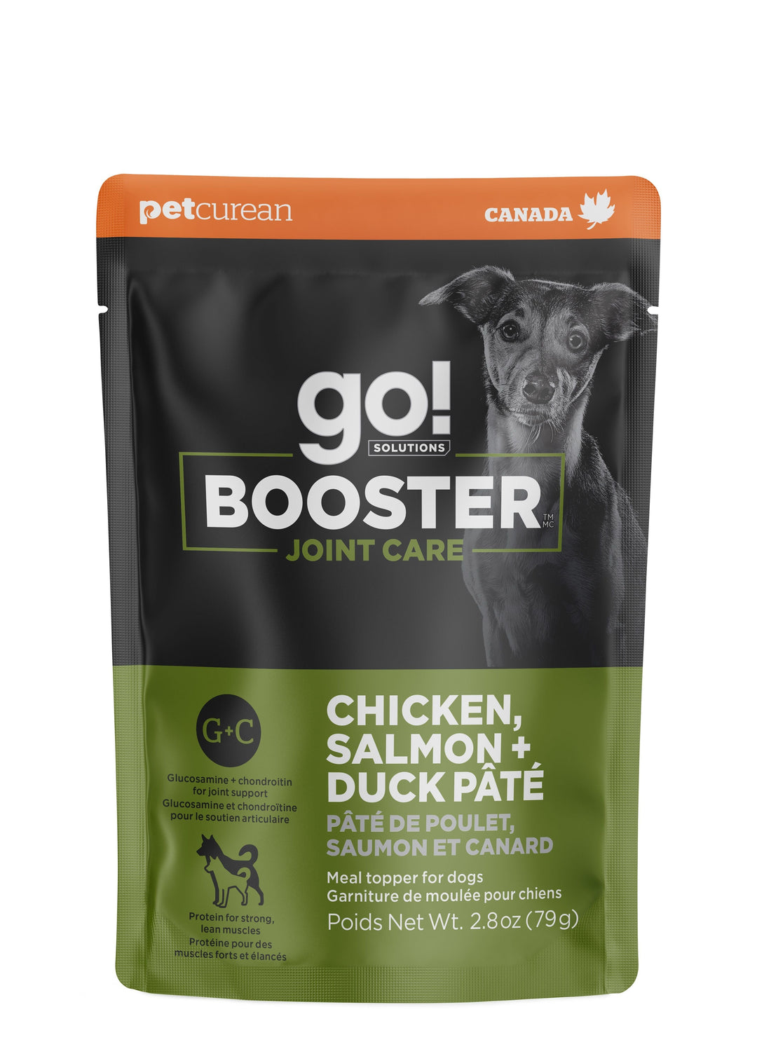 Pet Curean Go! Booster Chien Articulations Poulet, Saumon et Canard